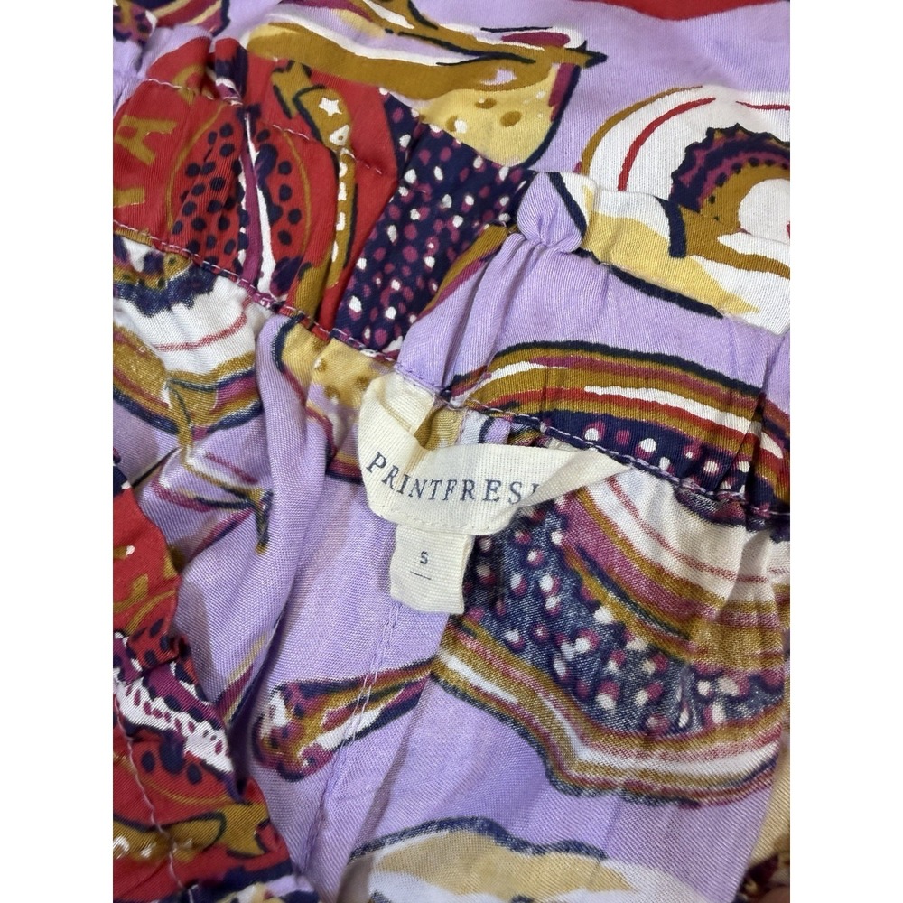 Print Fresh EcoSatin Wildest Dreams Pajamas Set in Champagne & Caviar Lavender S - Picture 2 of 11